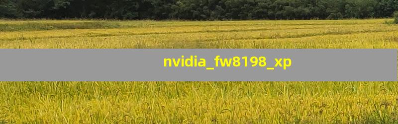 nvidia_fw8198_xp