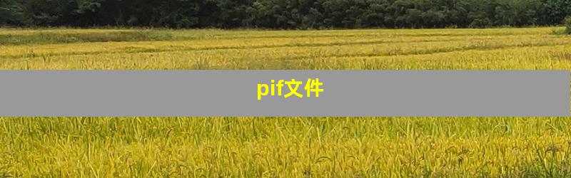 pif文件