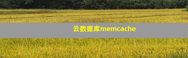 云数据库memcache
