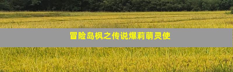 冒险岛枫之传说爆莉萌灵使