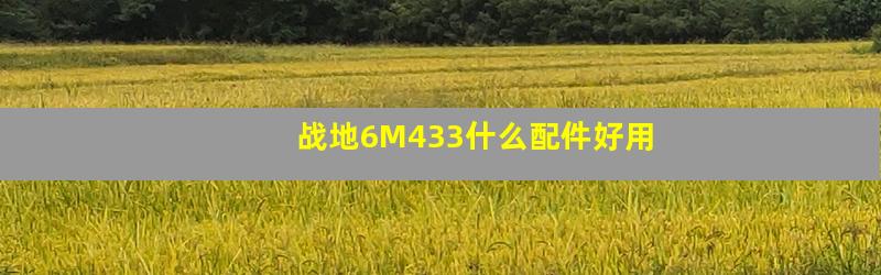 战地6M433什么配件好用