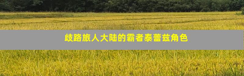 歧路旅人大陆的霸者泰蕾兹角色