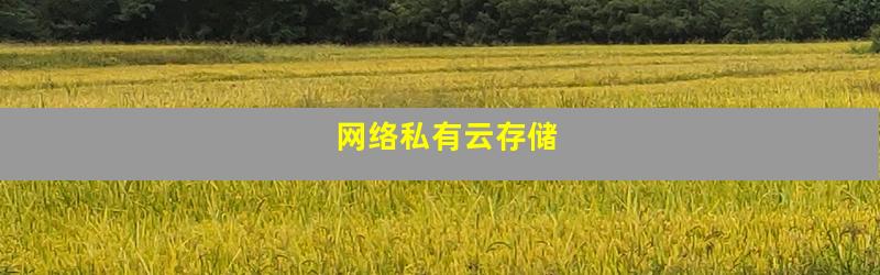 网络私有云存储