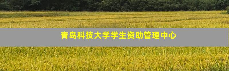 青岛科技大学学生资助管理中心