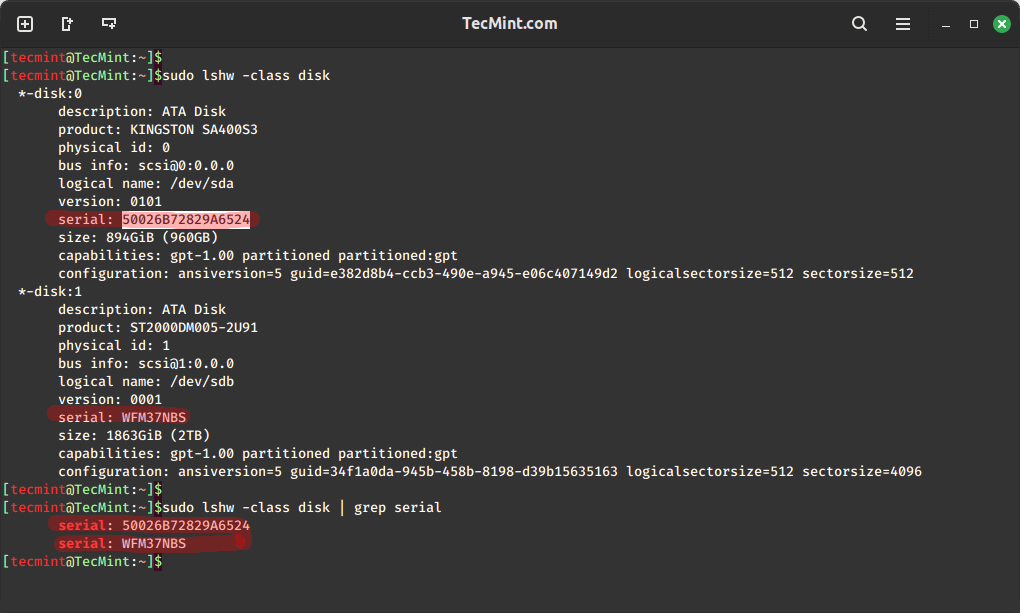 如何在Linux系统中查找硬盘序列号-在Linux系统中查找硬盘序列号的方法